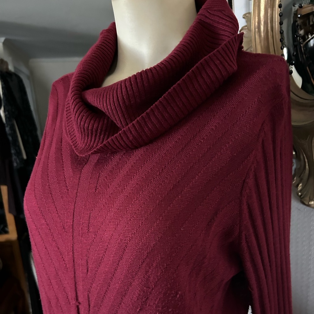 Rust Sweater Dress - Picture 6 of 8